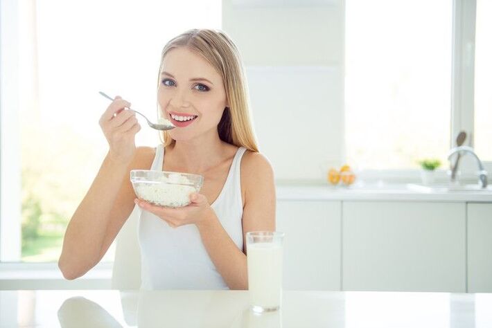 Dieta ant pieno ir varškės svorio netekimui
